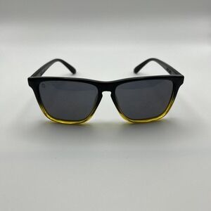 Knockaround Fast Lanes Sunglasses Black Fade To Brown Polarized Used
